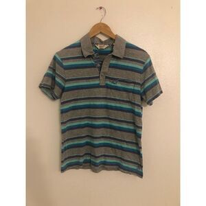 5/$25 SALE The Original Penguin Striped Short Sleeve Polo Shirt Size Small